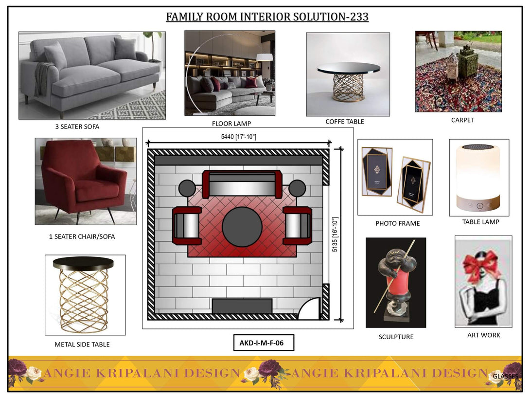 Family Room Interior Solution By Angie Kripalani Design – ANGIE HOMES