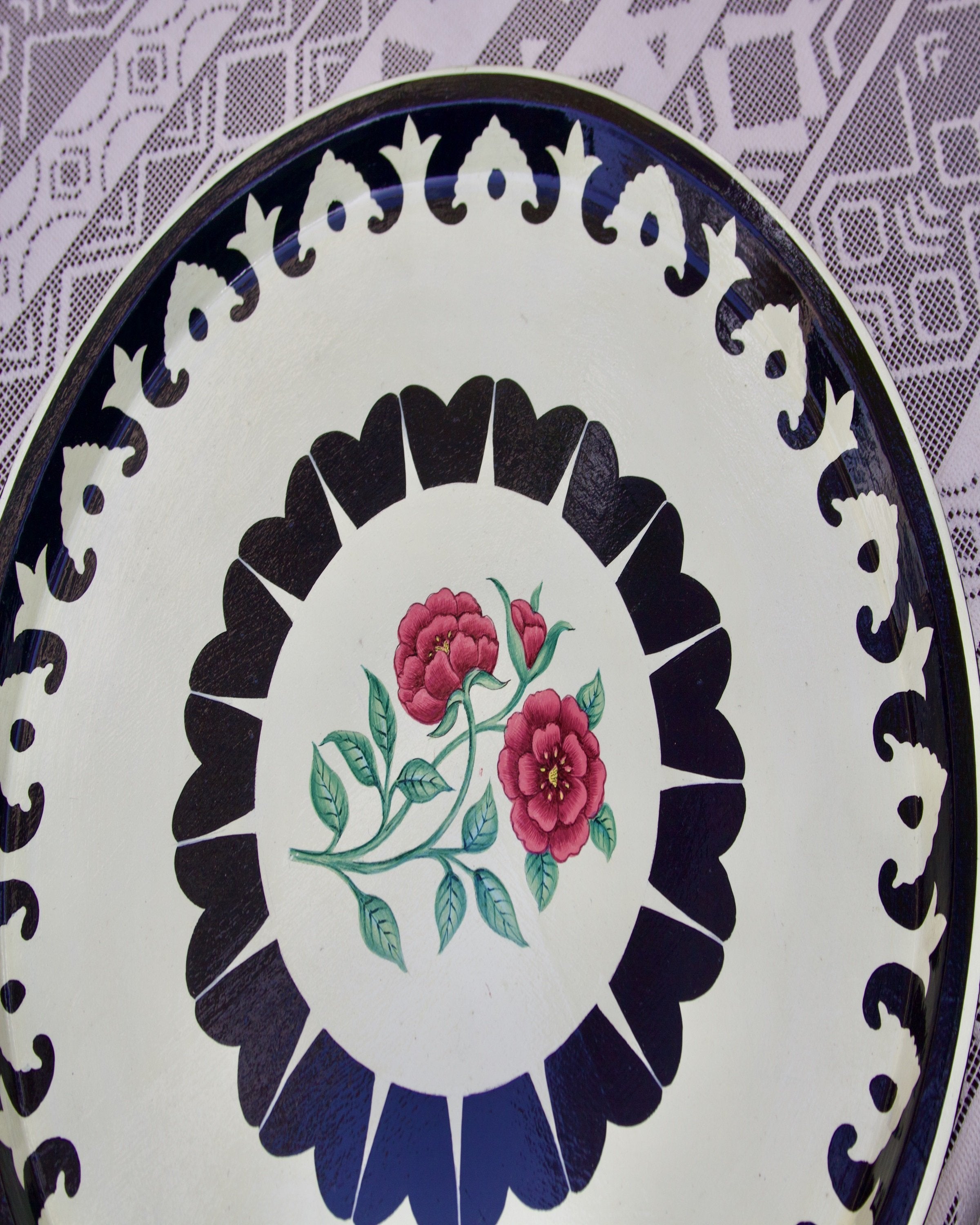 Paper Mache Ceramic Plate