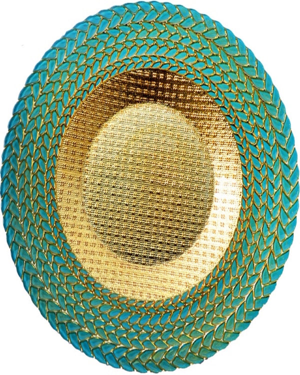 Luxury Design Green Golden Plates Set Online