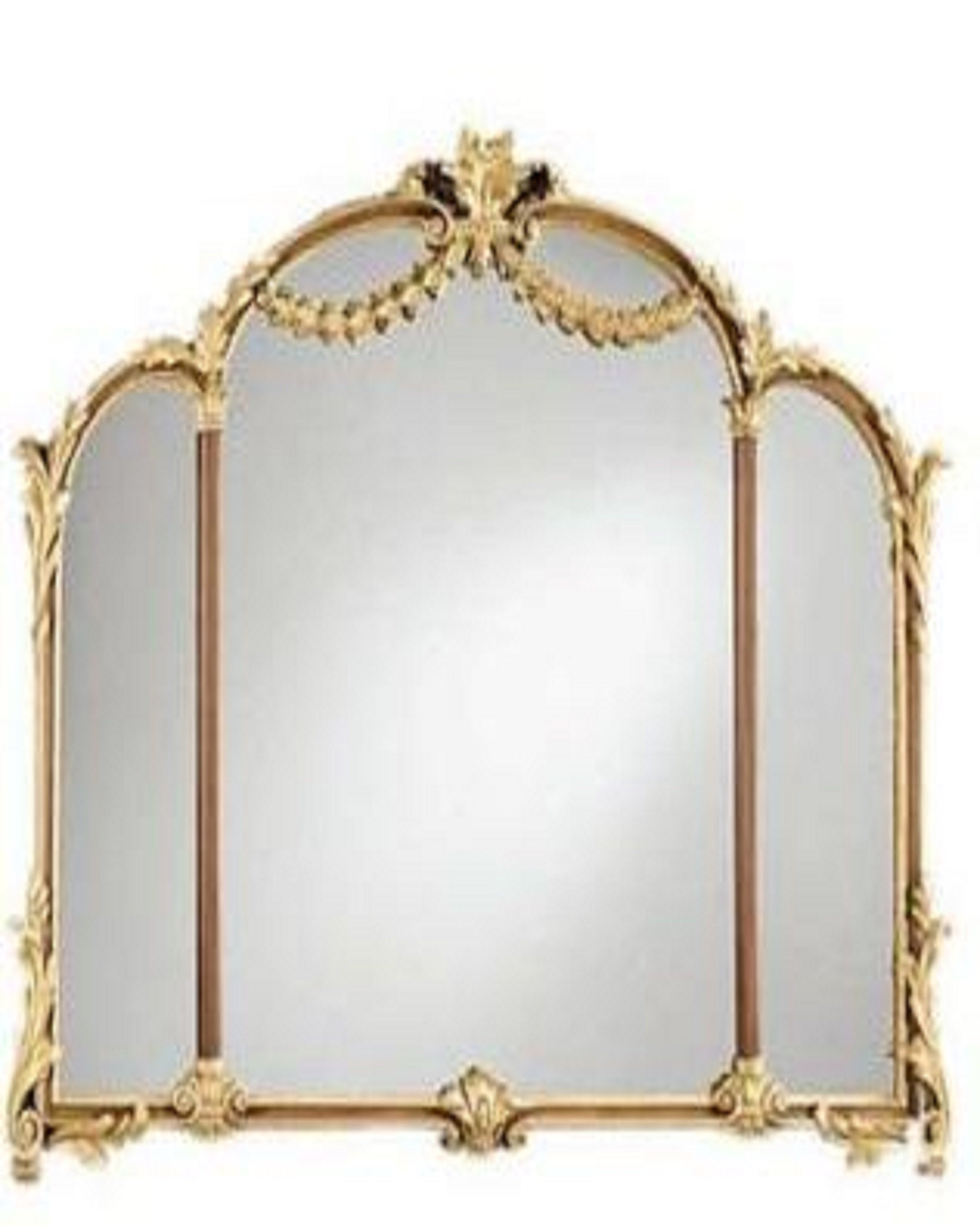 Luxury classic gold leaf mirror