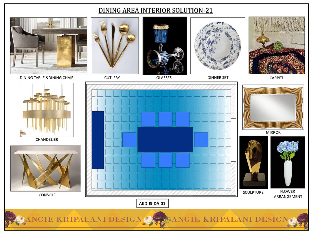 Luxury Dining Room Interior Design Solution