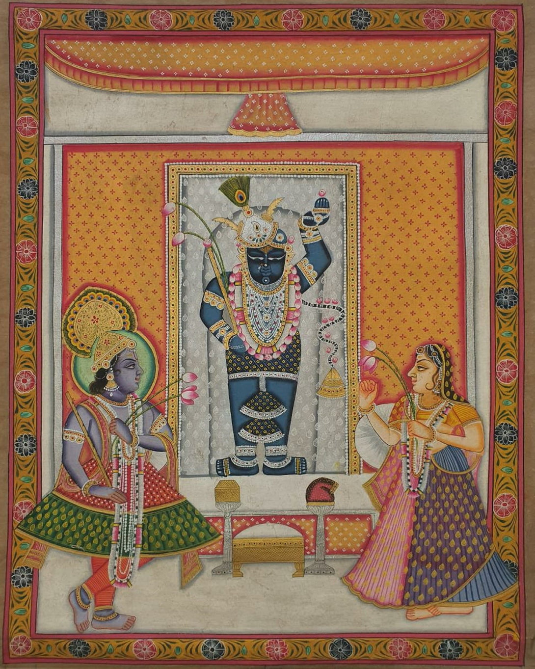 Luxury gopasthami pichwai painting