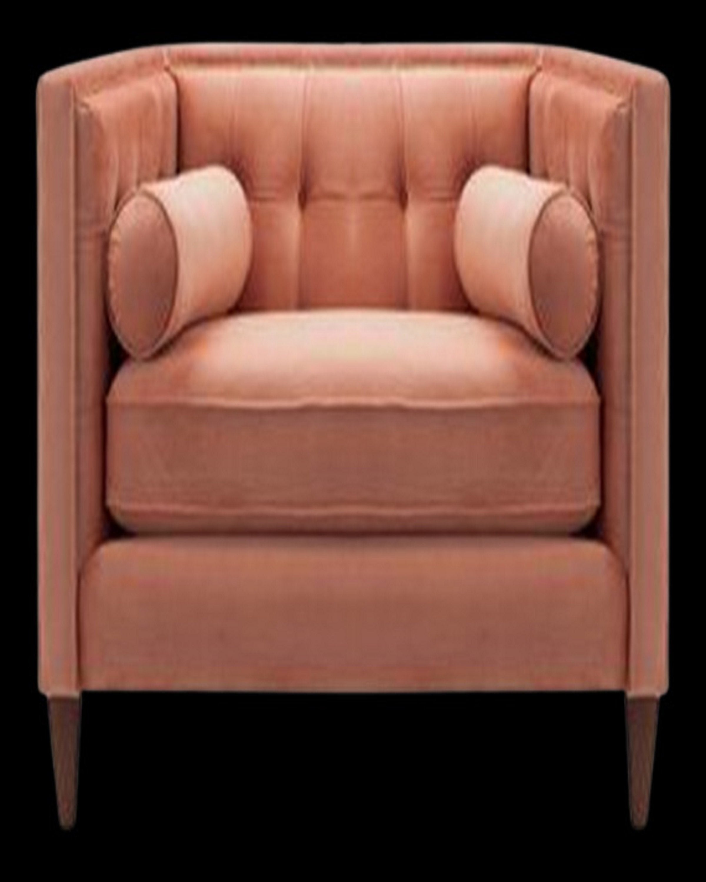 Gulshan Peach Sofa Chair