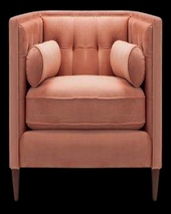 Gulshan Peach Sofa Chair