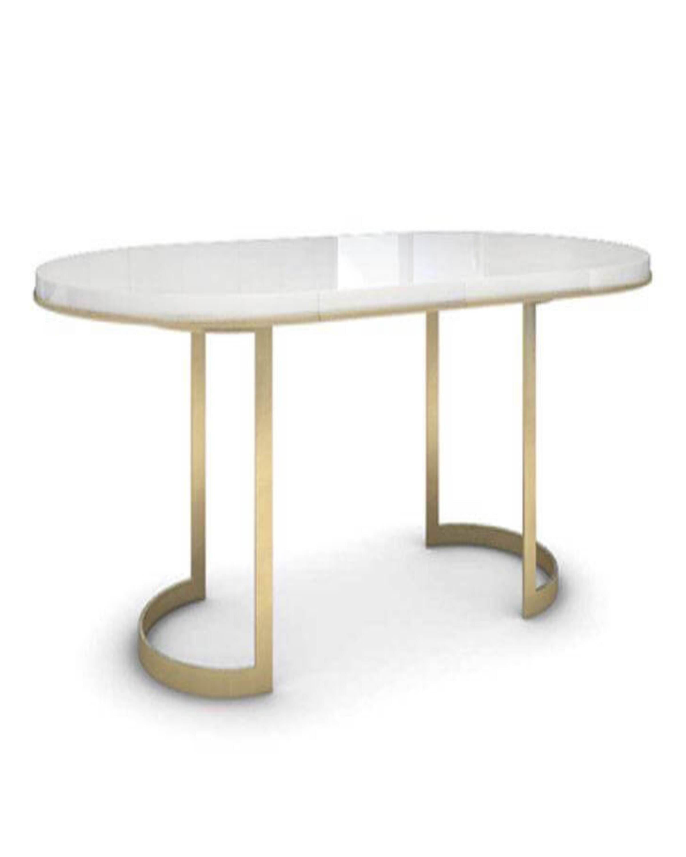 HELVIS GOLD FINISH METAL  DINING TABLE- ANGIE'S INDIA ANGIE KRIPALANI DESIGN- ANGIES HOME- ANGIES INDIA