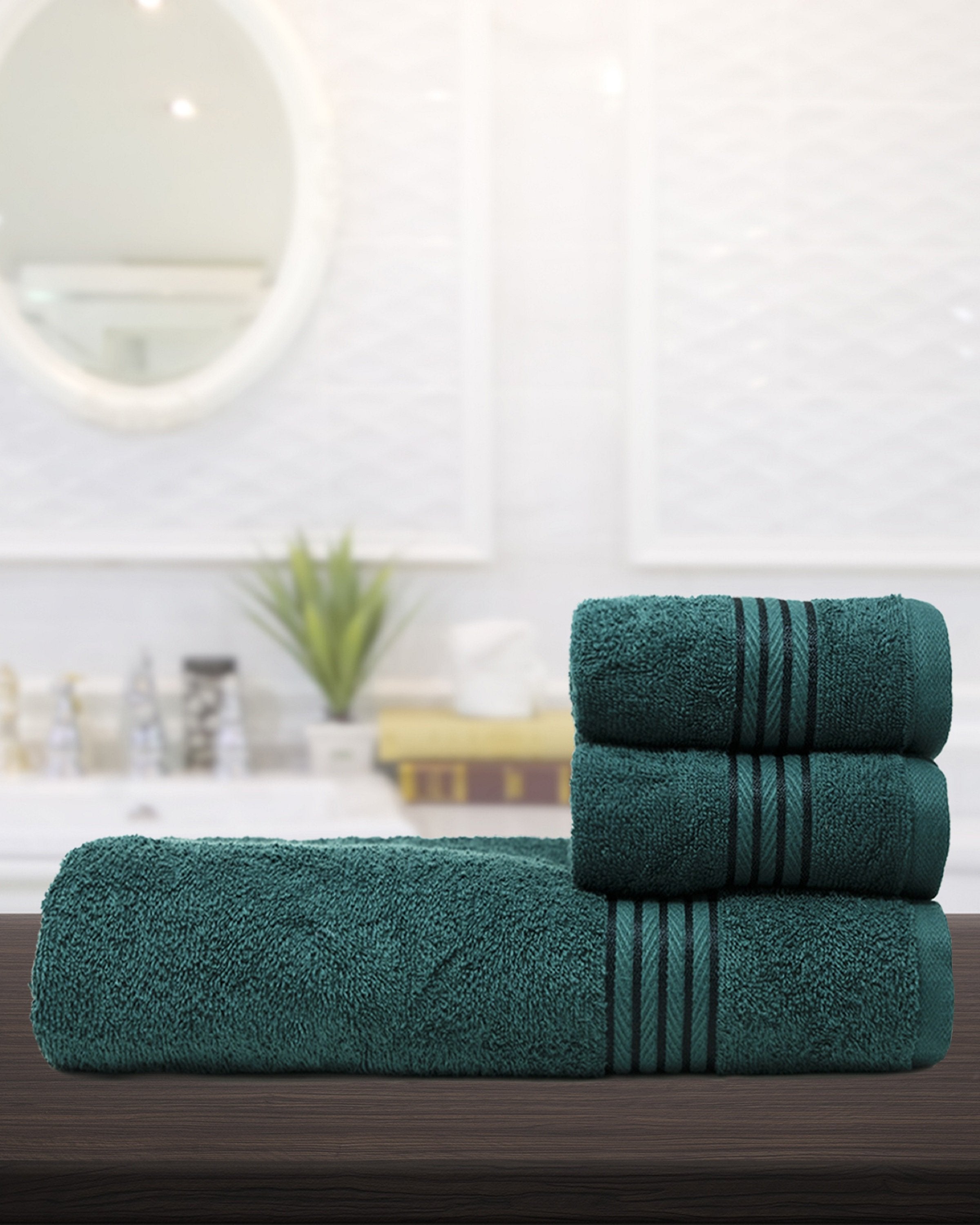 Luxury cotton bath towel