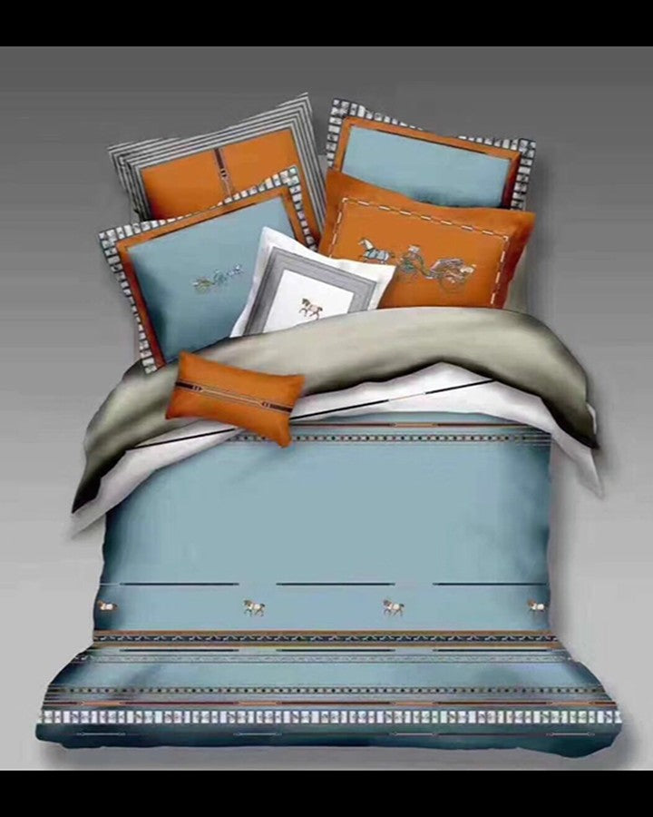 Luxury bed set with pillow