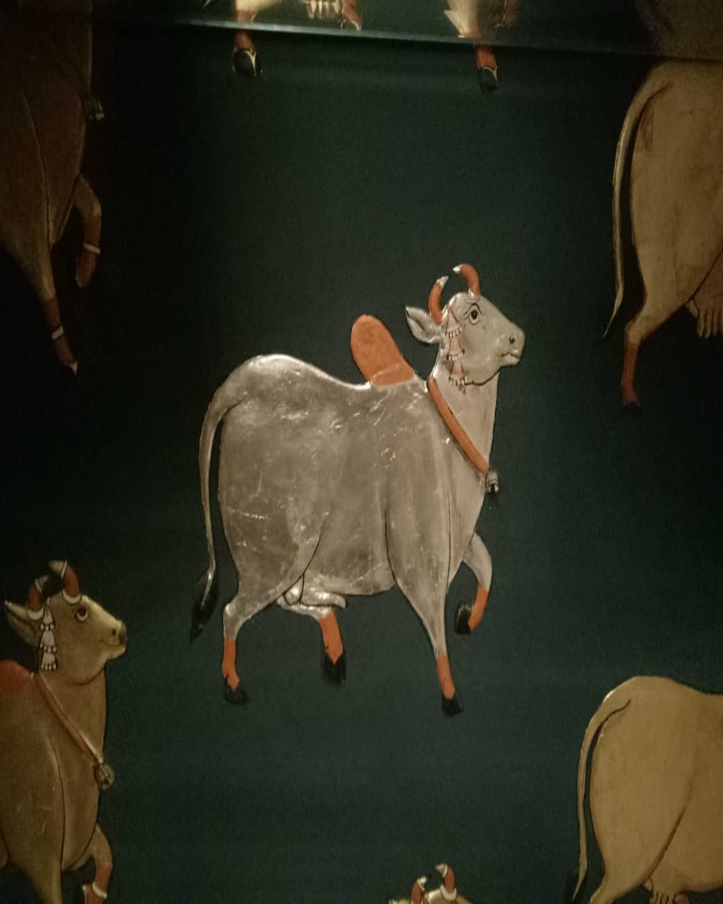 Luxury bull painting