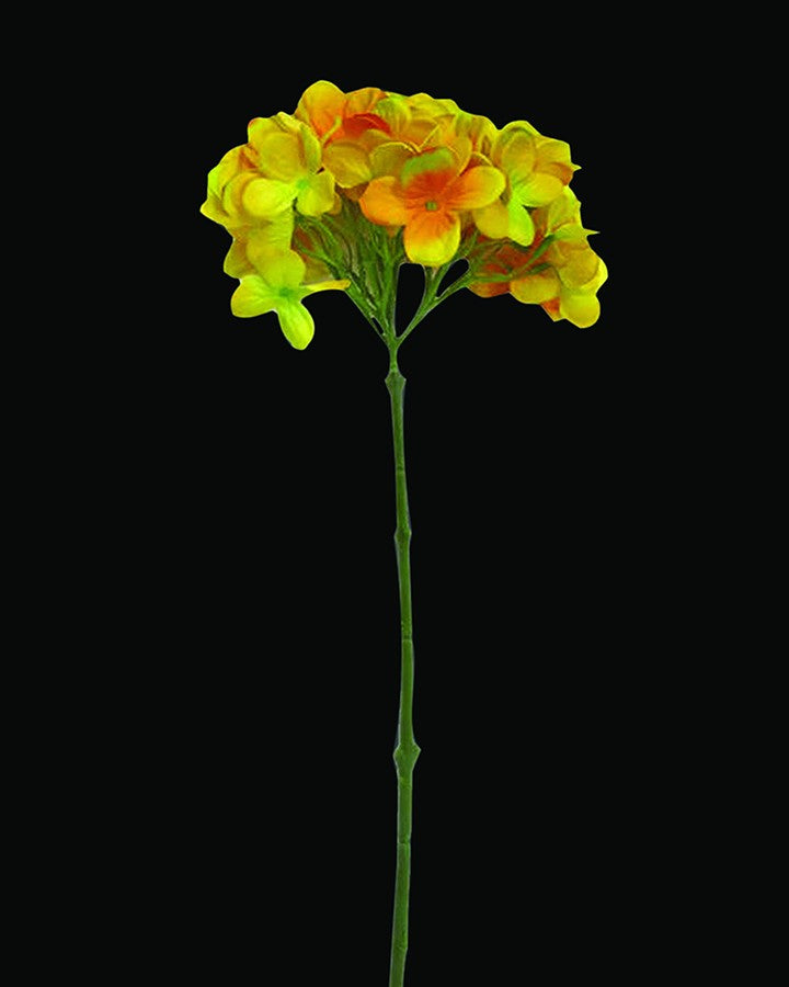 Yellow Artificial Hydrangea Flower Bunch