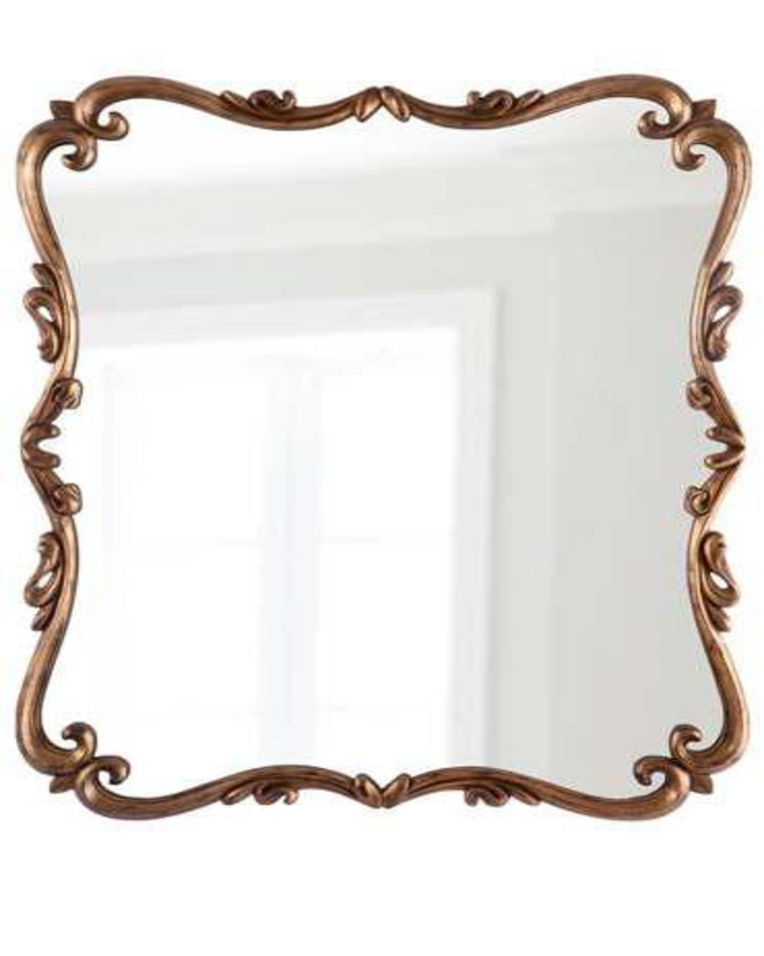 Luxury classic gold leaf mirror
