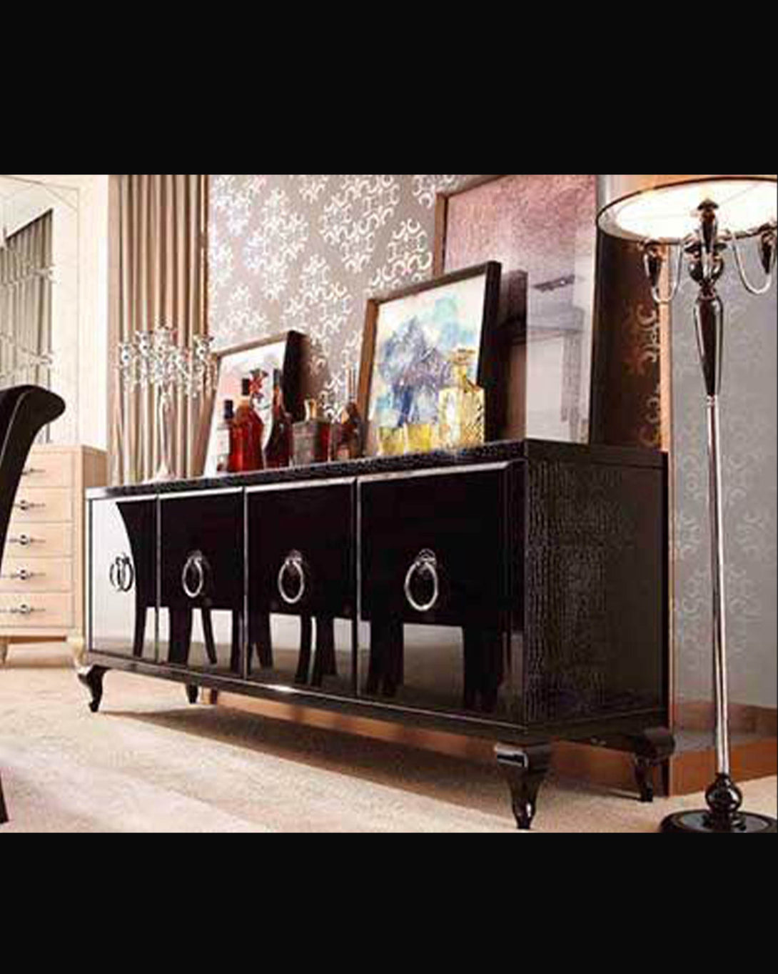 Imogen Black Side Board