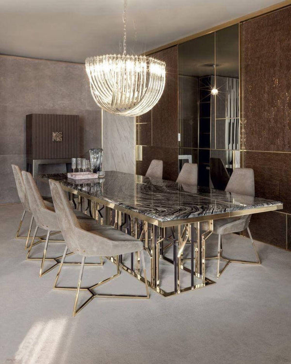 JASPER GOLD FINISH METAL DINING TABLE- ANGIE'S INDIA ANGIE KRIPALANI DESIGN- ANGIES HOME- ANGIES INDIA