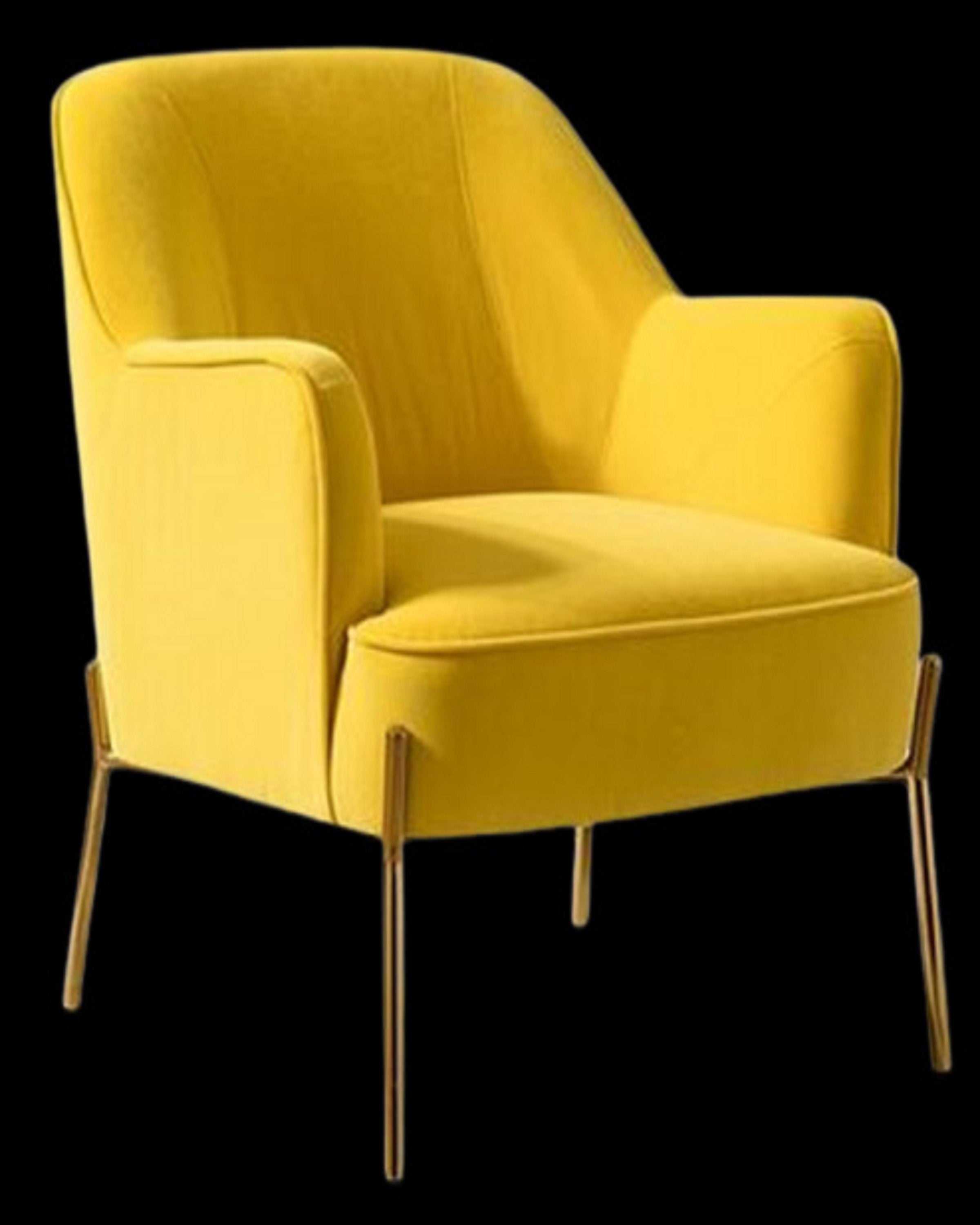 Jazmin Yellow Sofa Chair
