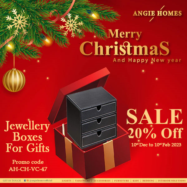 BEAUTIFUL JEWELLERY DESIGNER BOX FOR CHRISTMAS GIFT | X-MAS ONLINE GIFT VOUCHER ANGIE HOMES