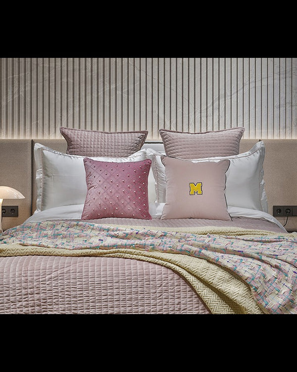 Luxury pink bed sets