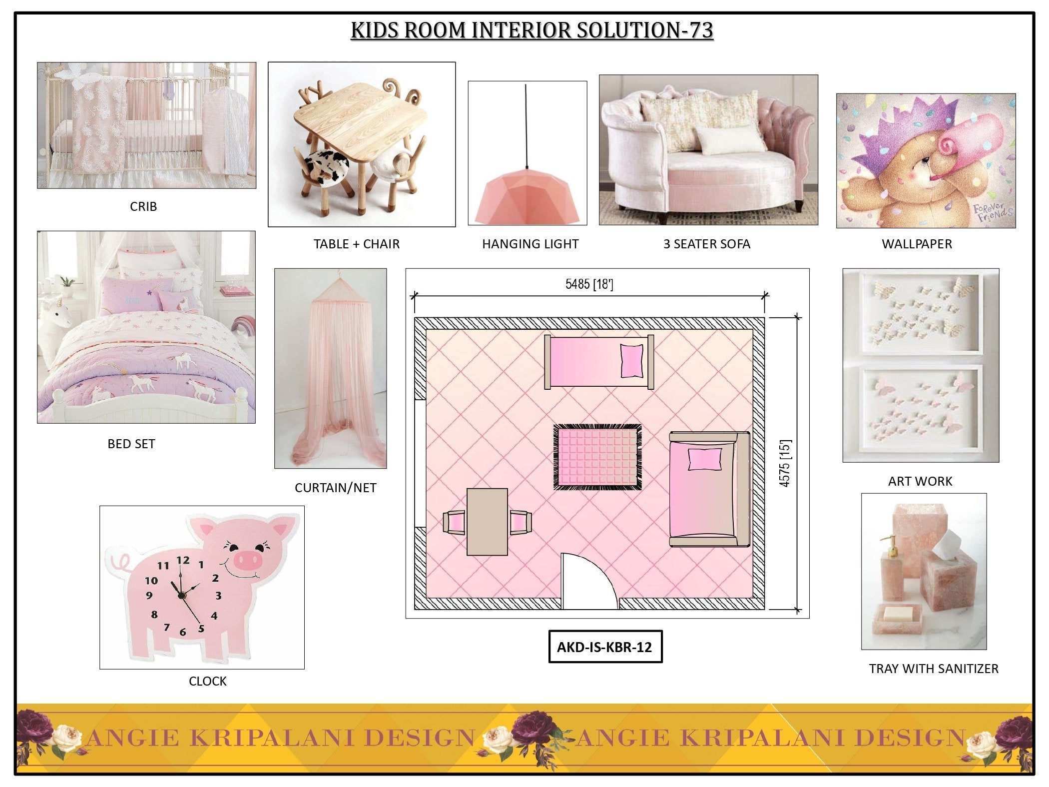 Enhance Kids Room Interior Design with Modern Furniture