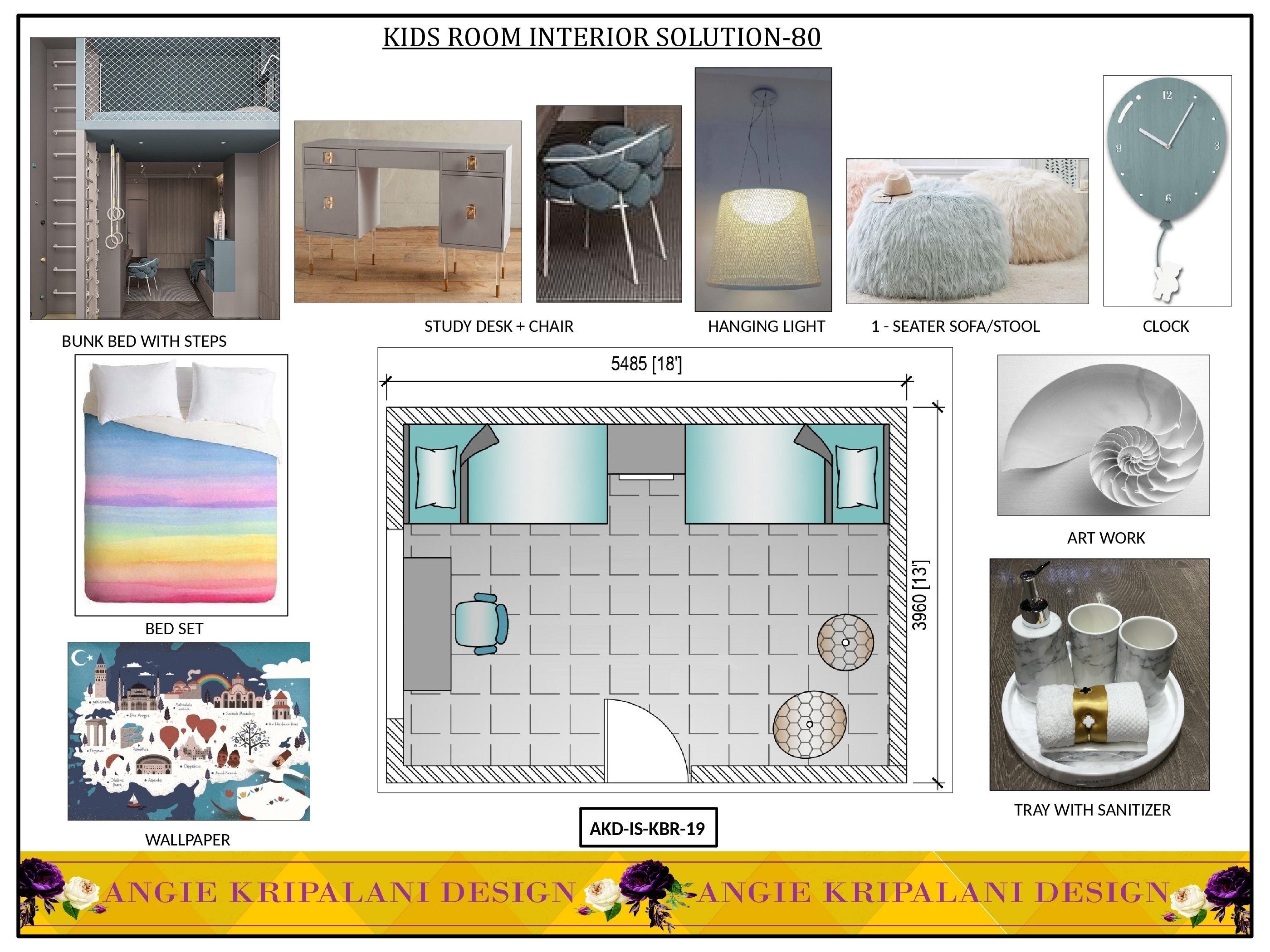 Luxury Kids Room Interior Design Solution