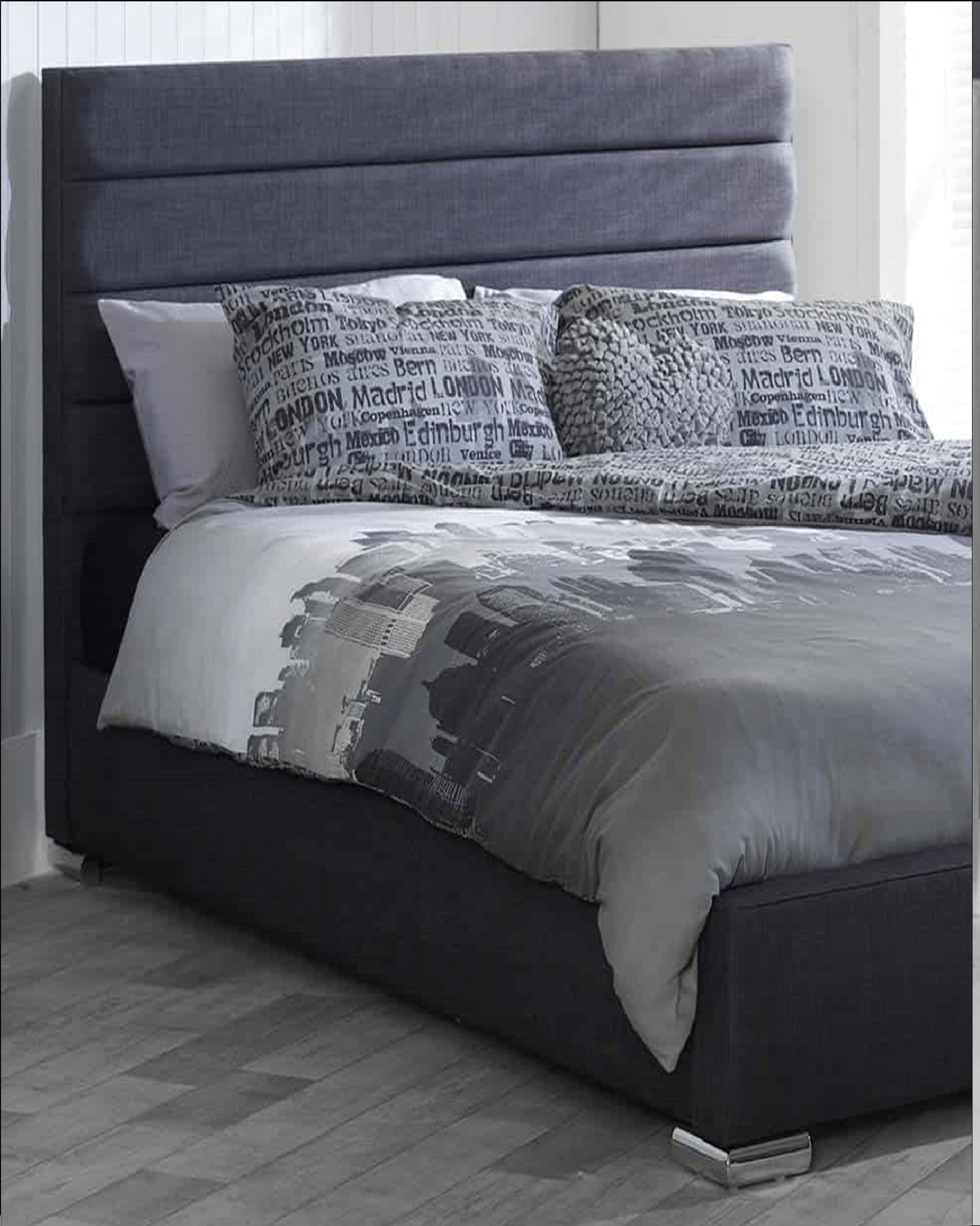 Luxury Fusion Fabric Bed With Head Board