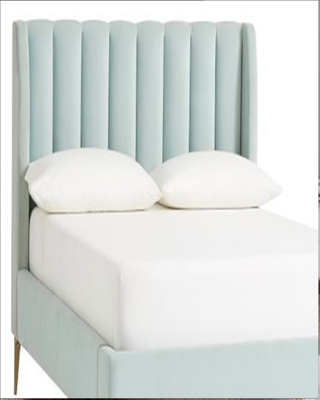 Luxury Fabric Bed With Head Board