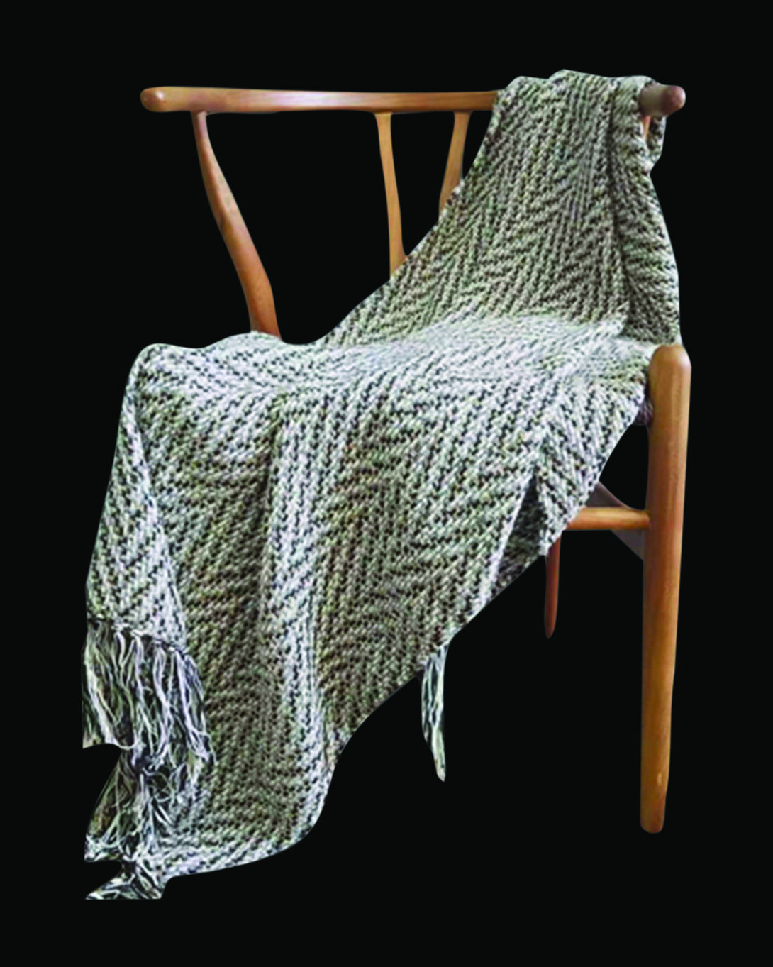 Luxury light grey Throw & Blankets