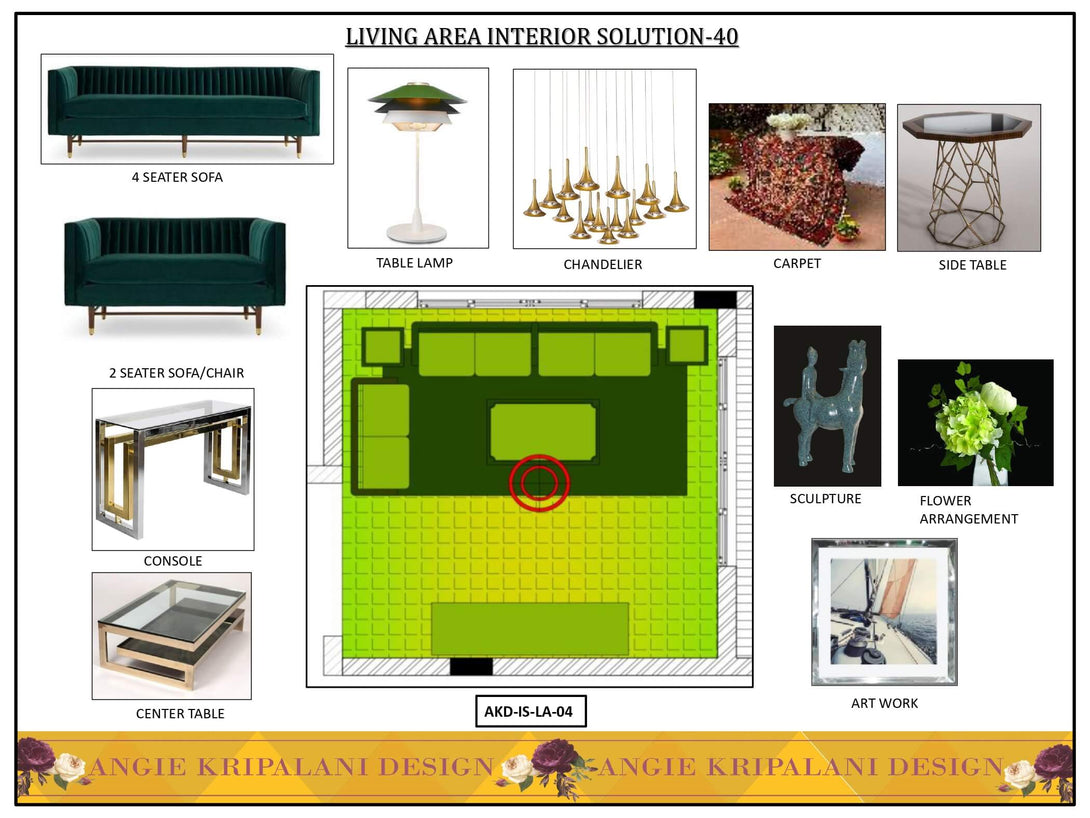 Luxury Living Room Interior Solution