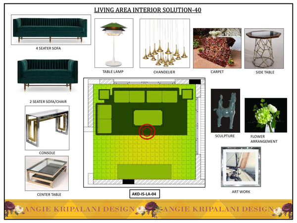 Luxury Living Room Interior Solution