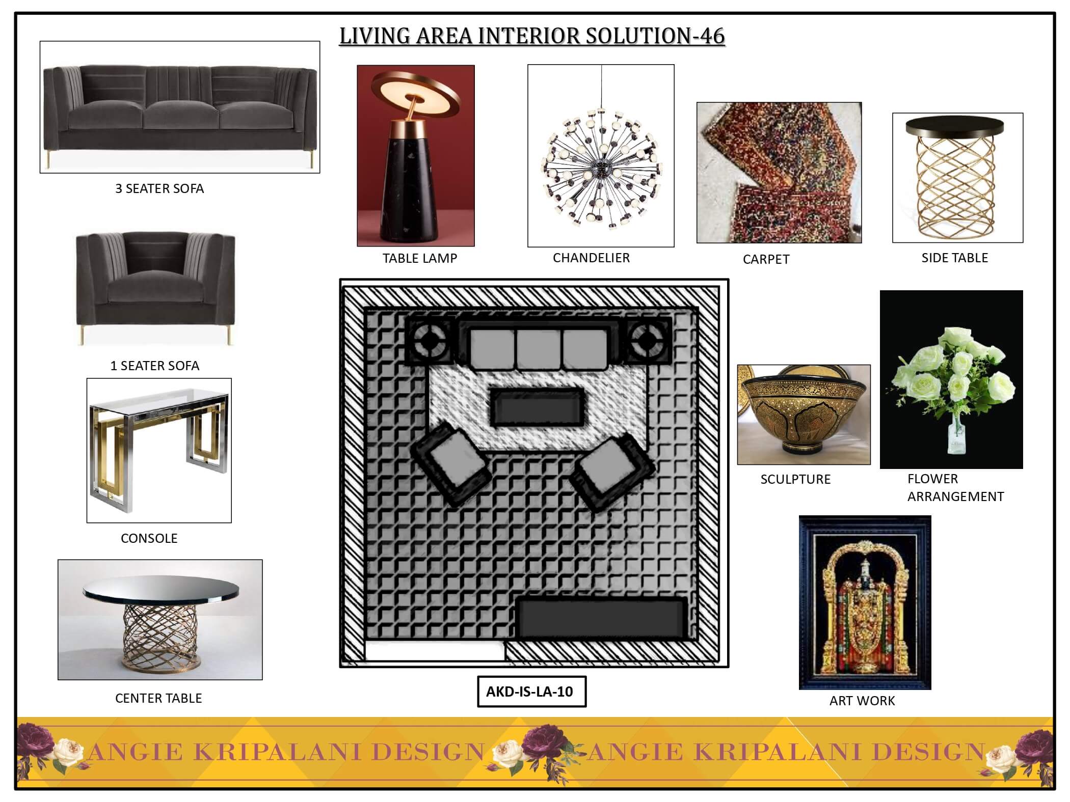 Luxury Living Room Interior Design & Hall Designing Decoration – ANGIE ...