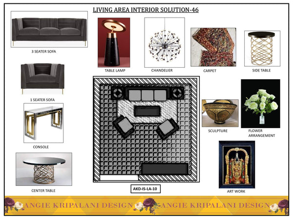 Luxury Living Room Interior Solution