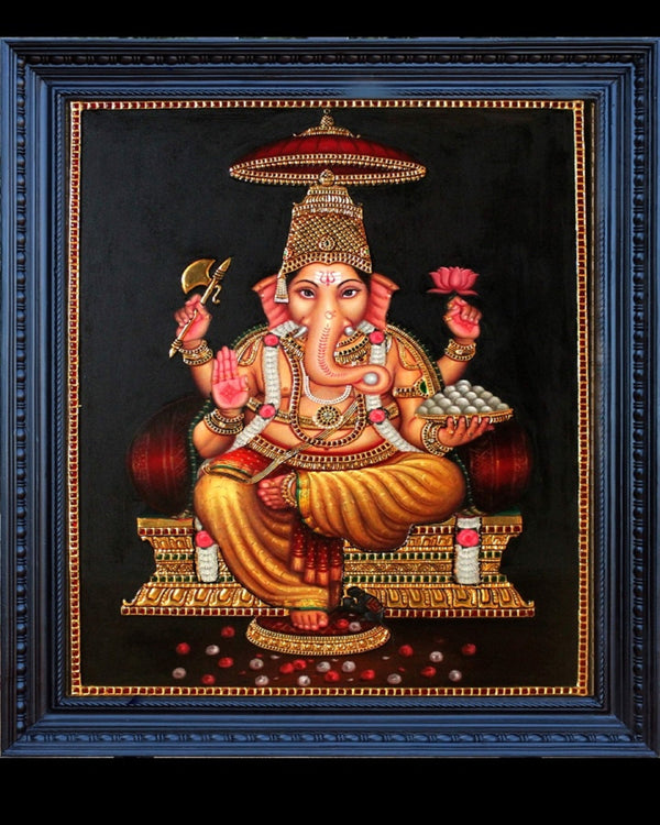Luxury ganesha tanjore