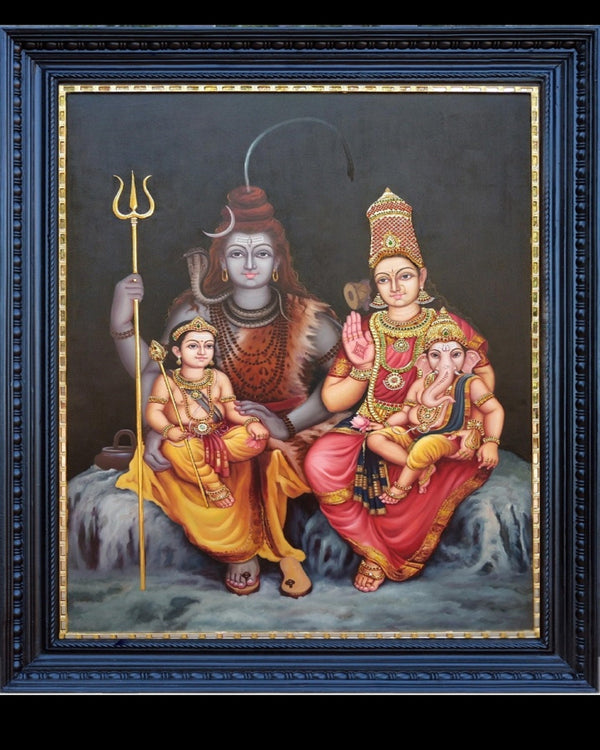 Luxury shiva tanjore