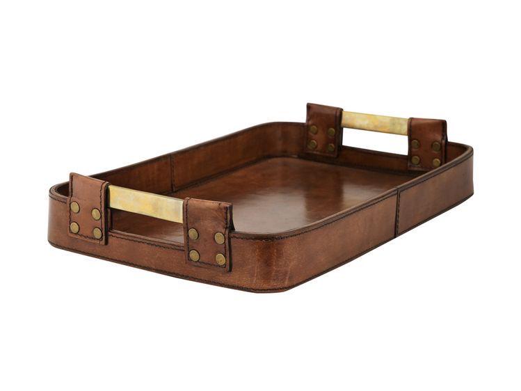 Luxury brown tray