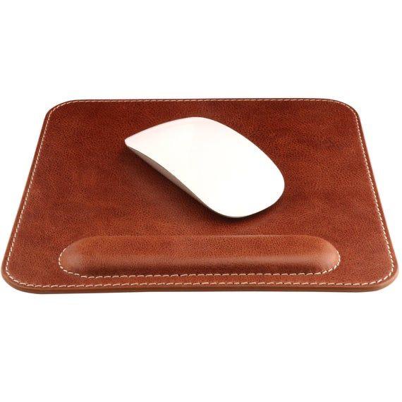 Buy Exquisite Luxury Leather Mousepad with Wrist Rest Online