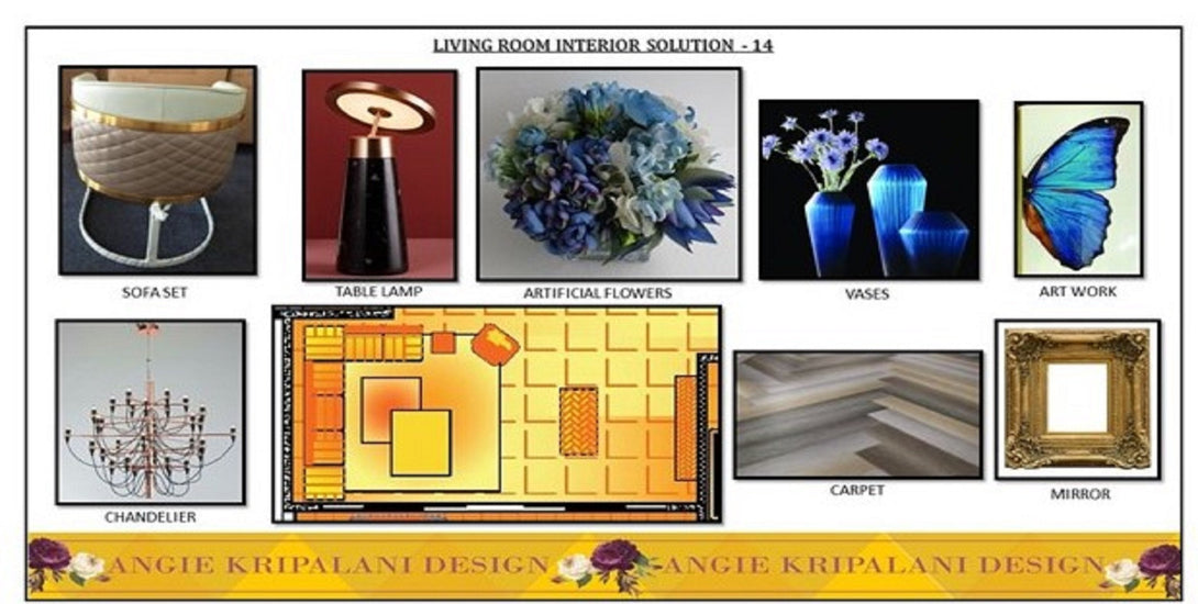 Luxury Living Room Interior Solution