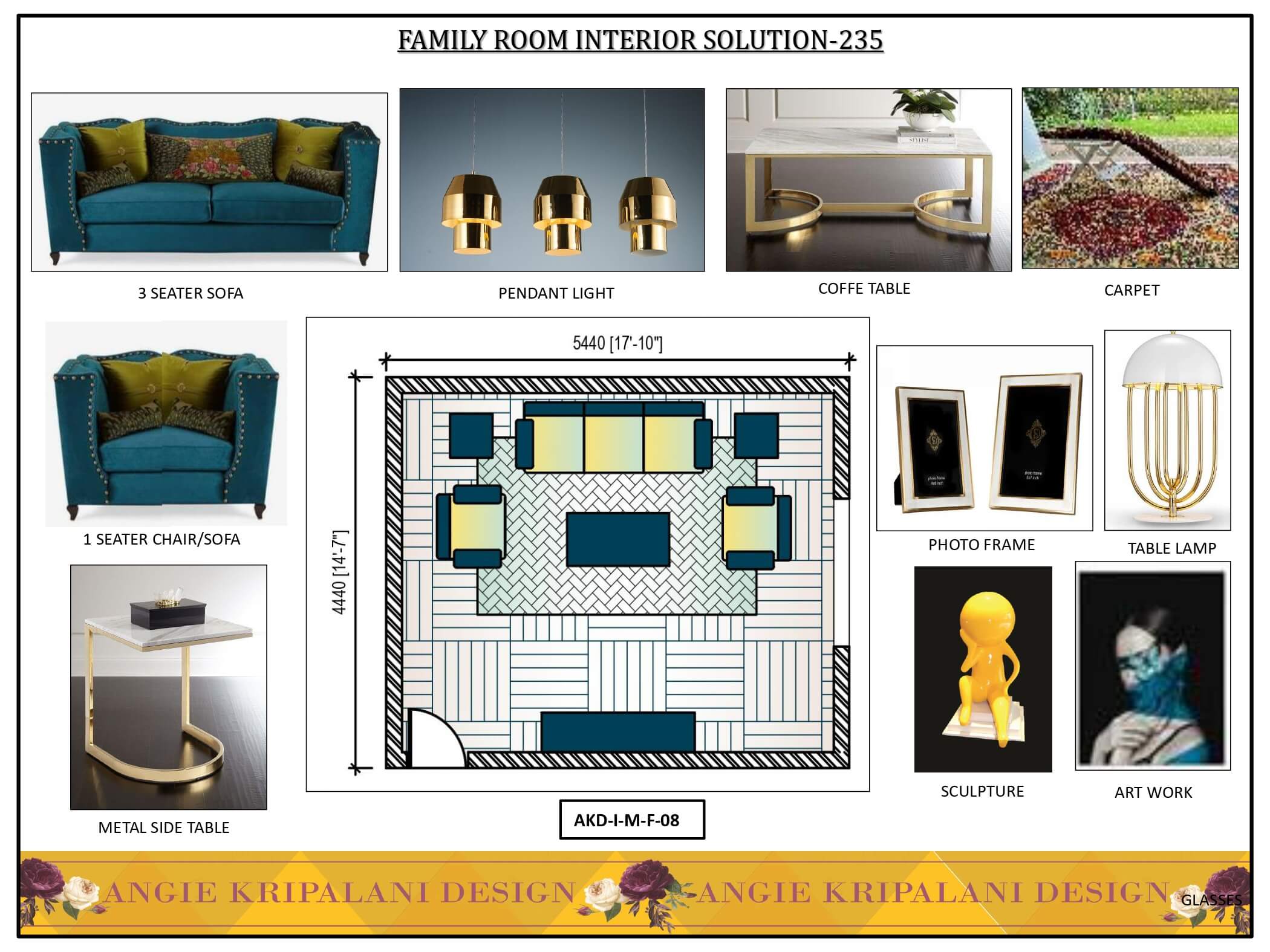 Luxury Family Room Interior Design and Decoration - Angie Kripalani ...