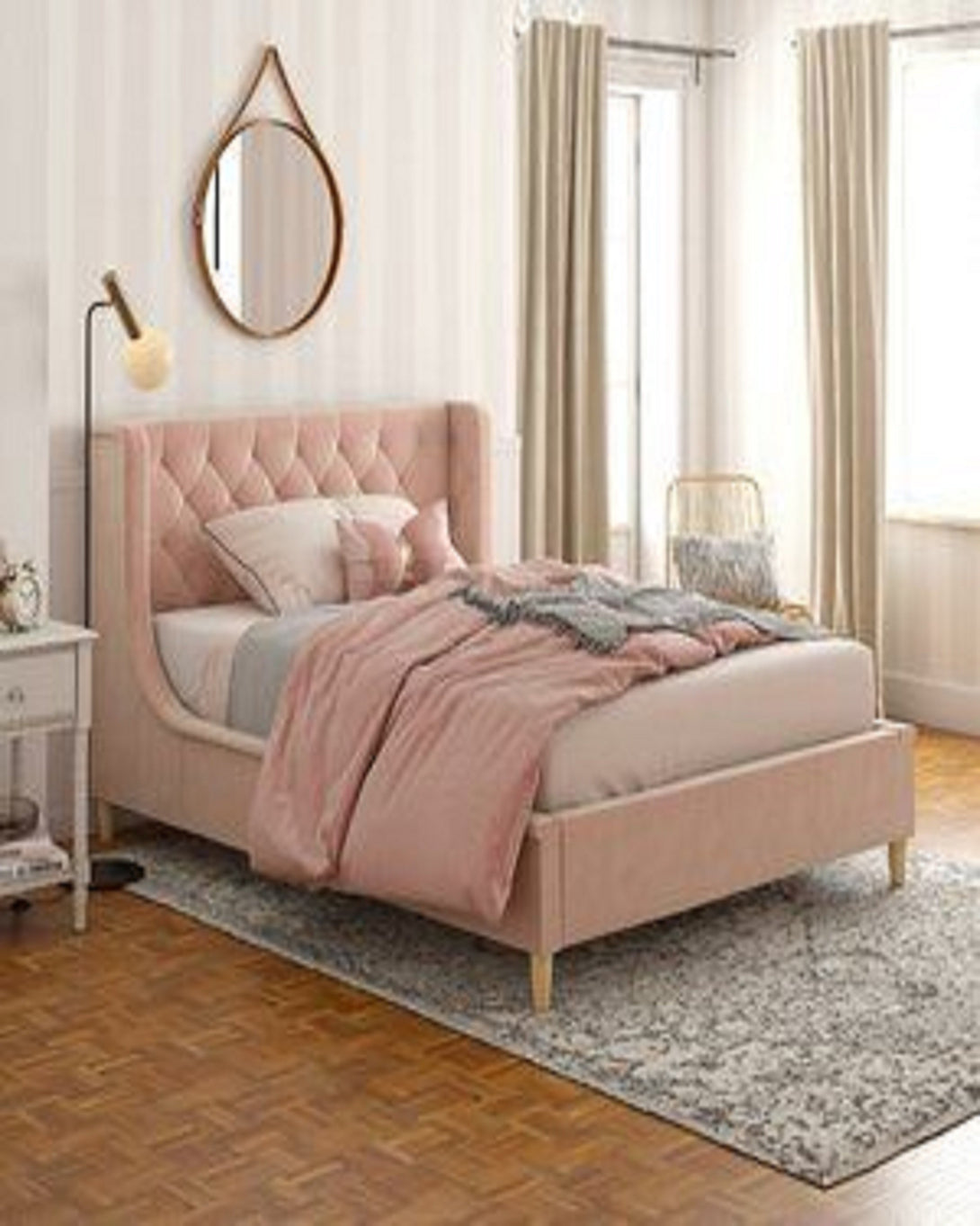 Luxury Kids Double Bed With Head Board