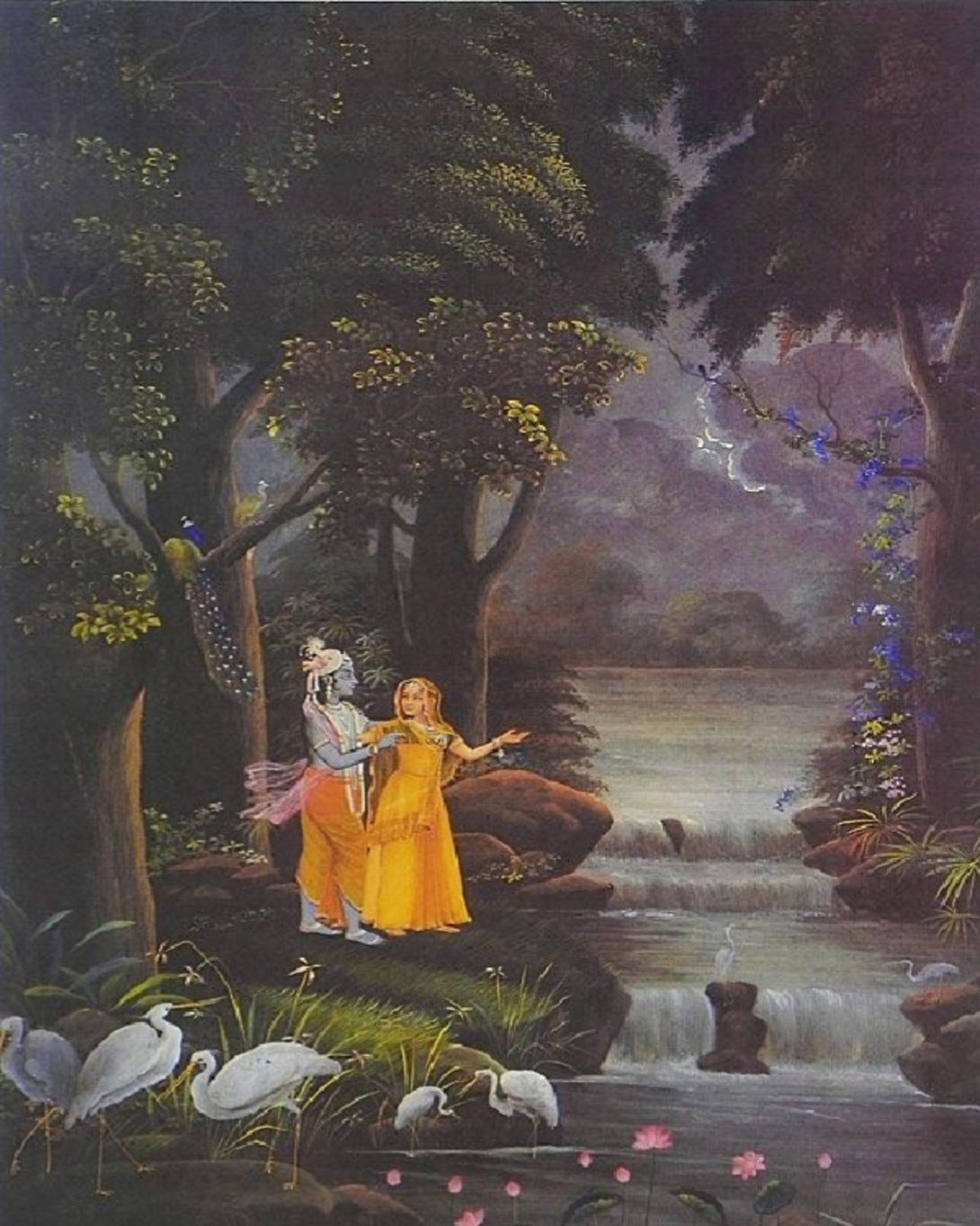 luxury madhuban pichwai painting