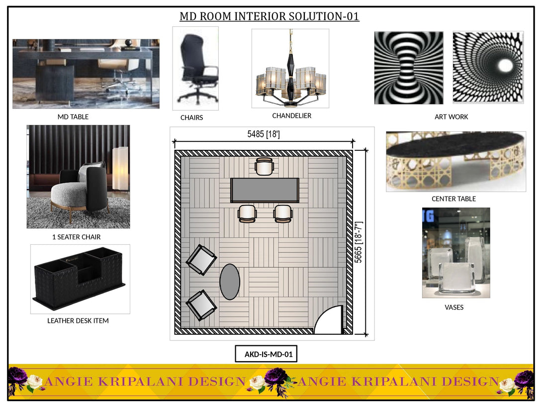 Luxury M D Room Interior Solution