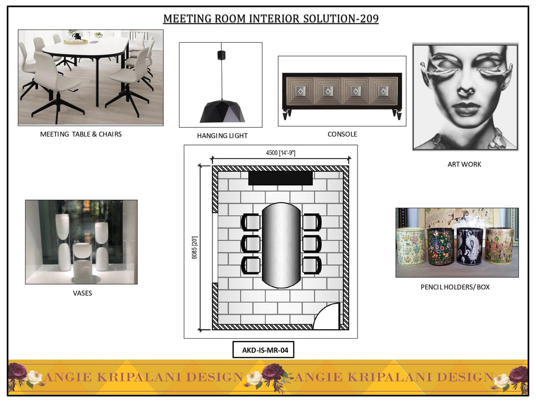 Luxury Meeting Room Interior Design Solution