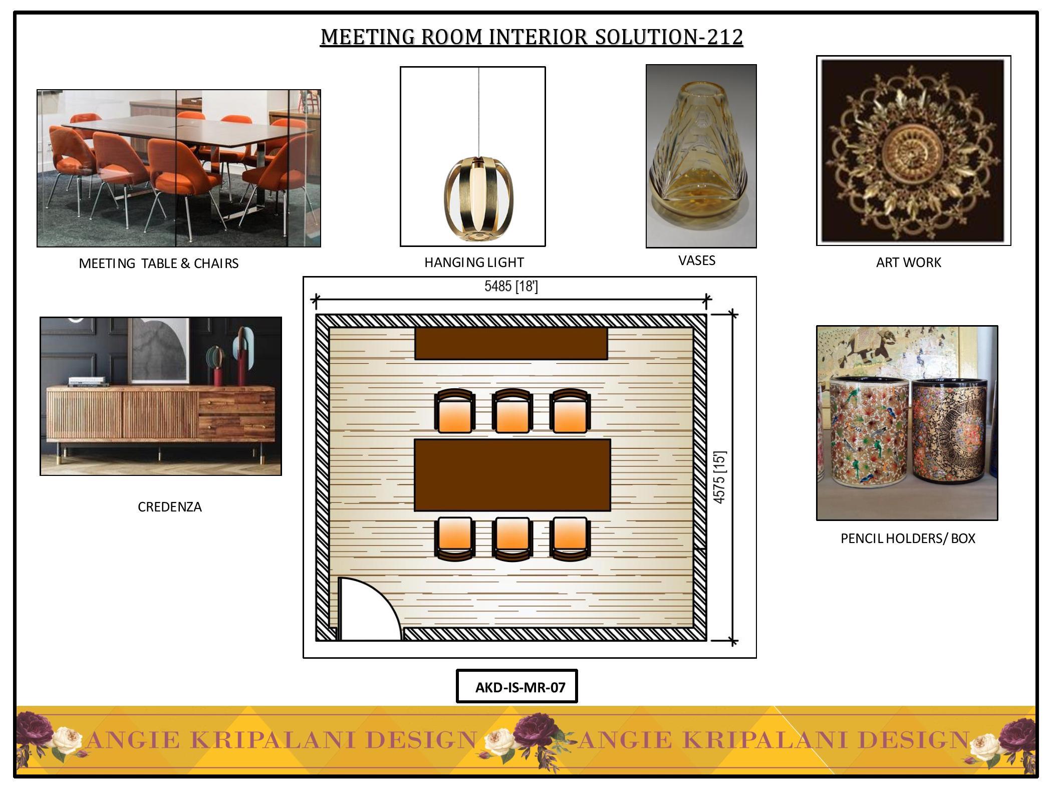 Luxury Meeting Room Interior Design Solution