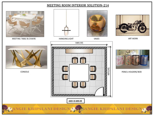 Luxury Meeting Room Interior Design Solution