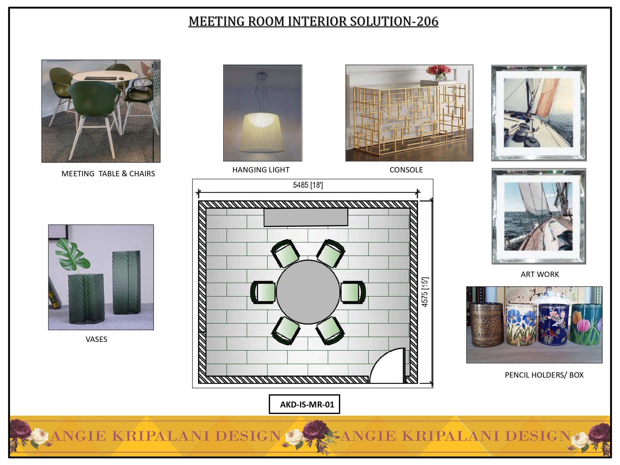 Luxury Meeting Room Interior Design Solution