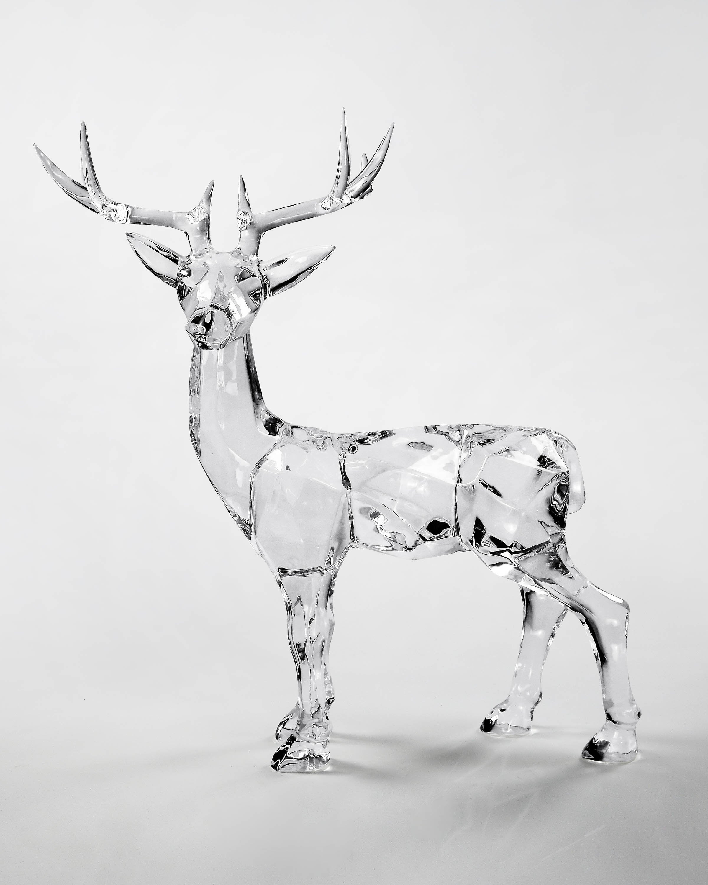 Crystal Deer Sculpture
