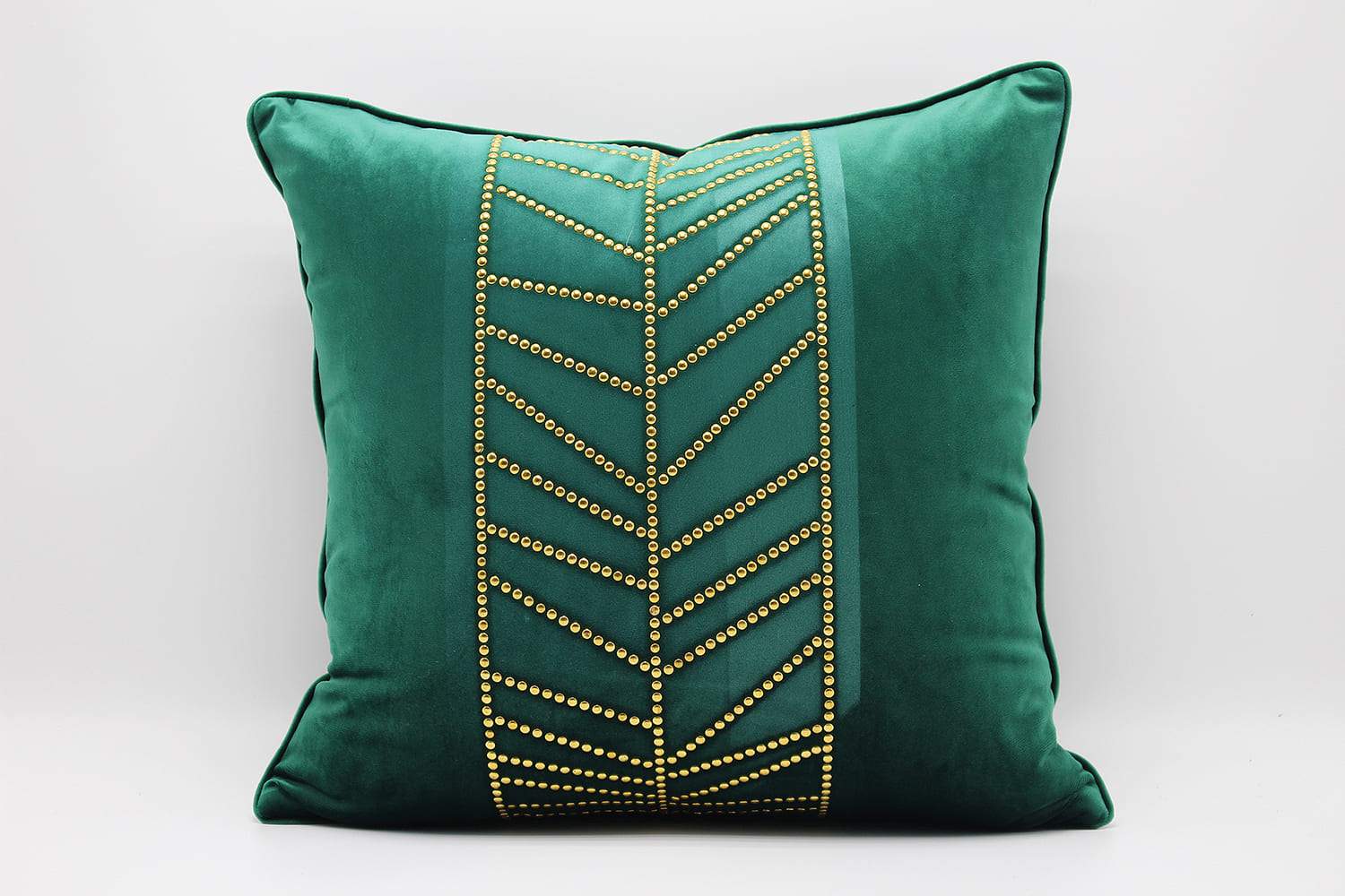 MING VELVET BEAUTIFUL GREEN CUSHIONS - ANGIE HOMES ANGIE HOMES