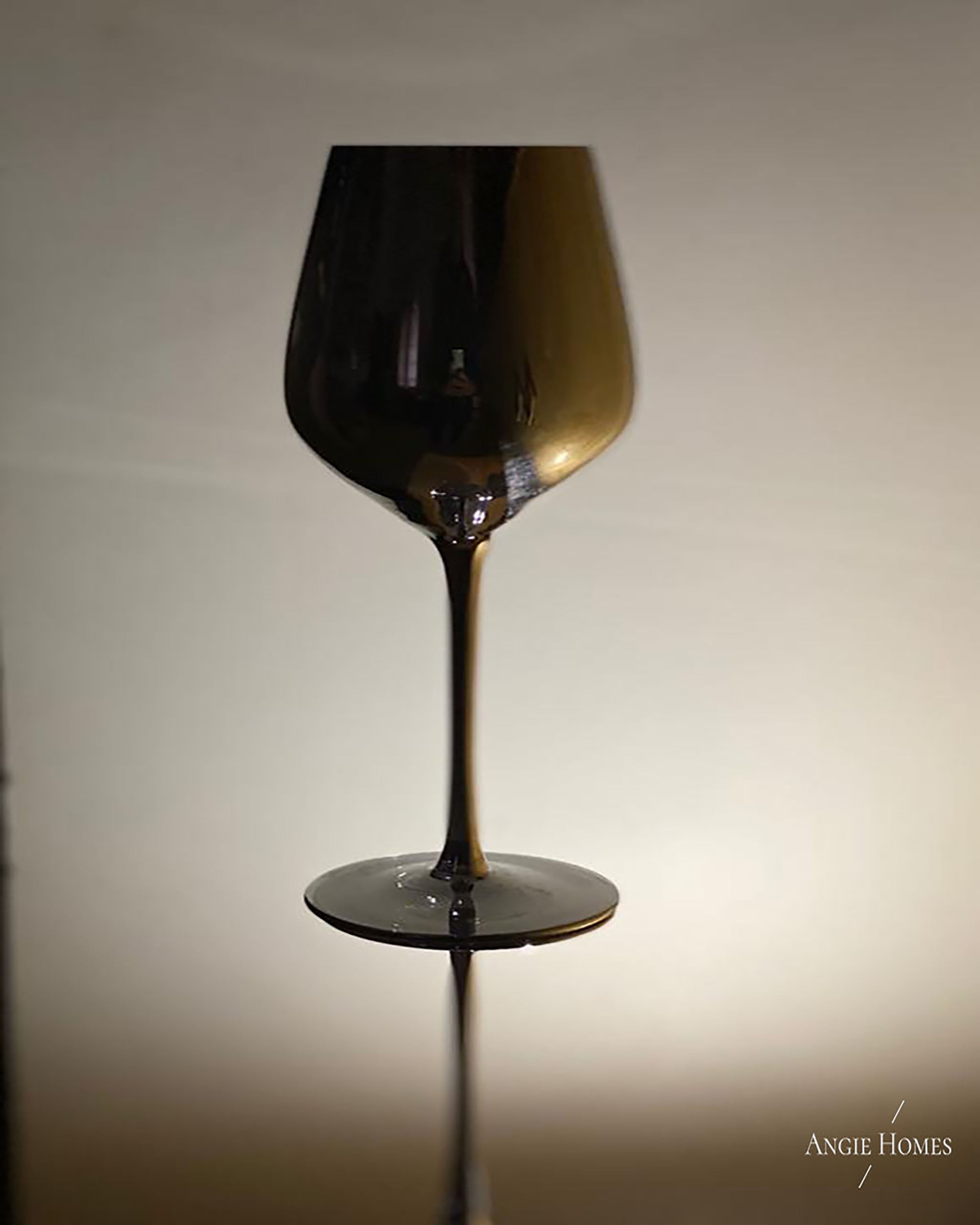 Luxury Silver Metallic Wine Glass