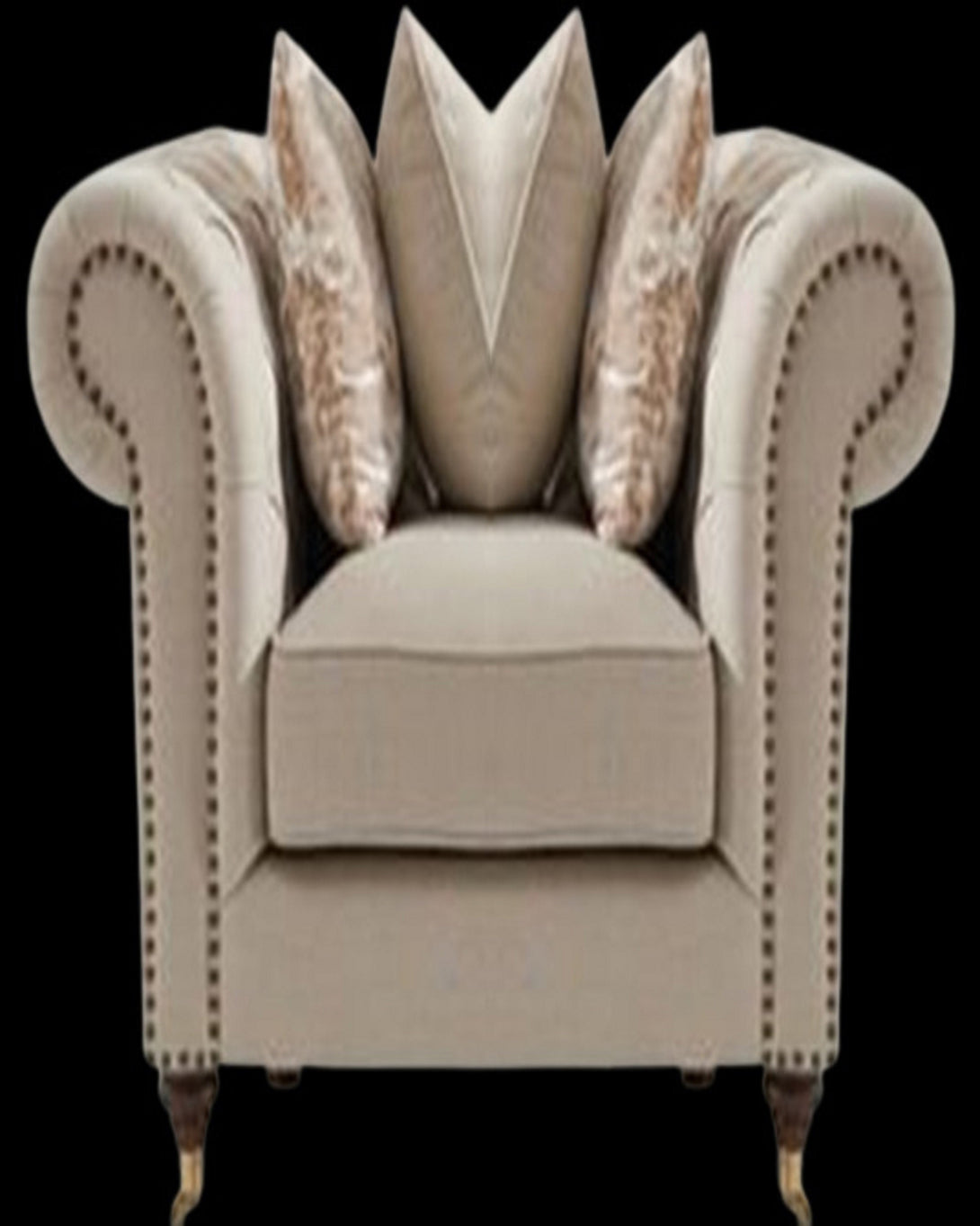 Mahtab Cream Sofa Chair