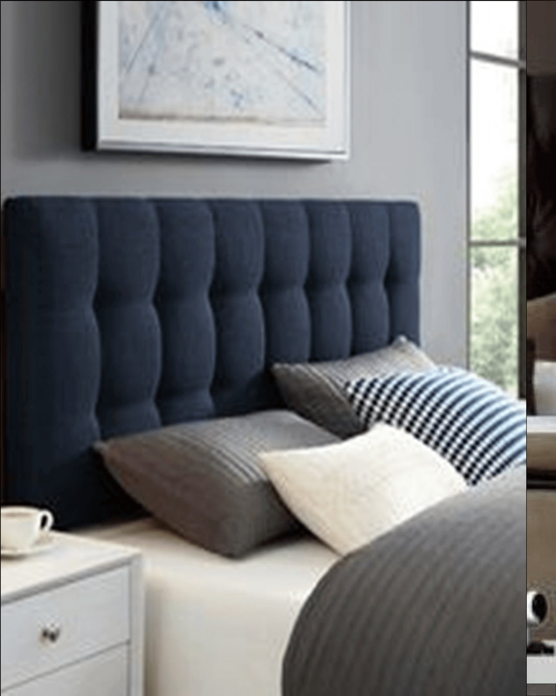 Luxury Fusion Fabric Bed With Head Board