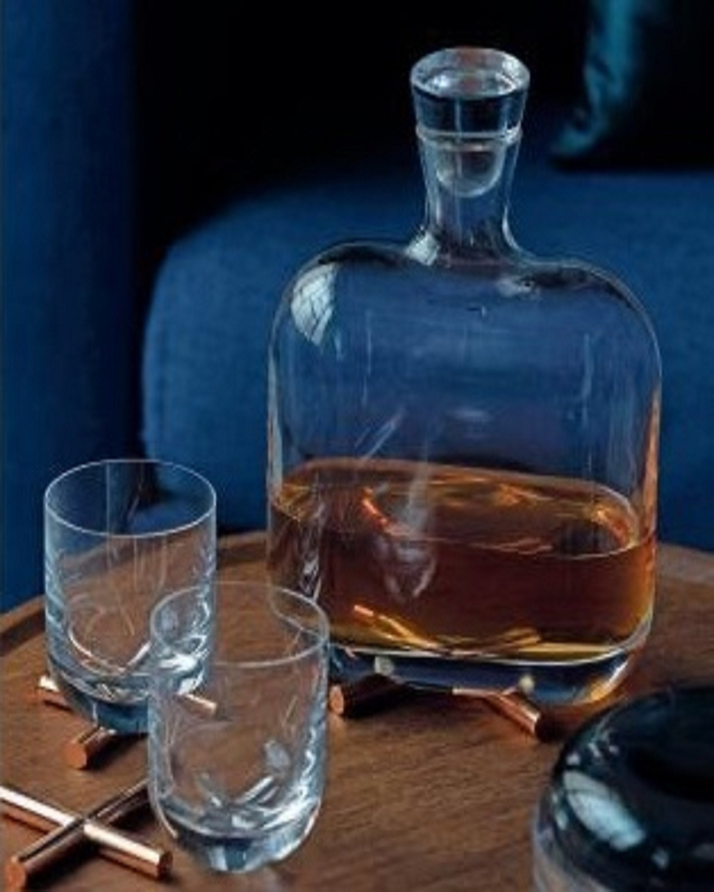 Luxury Whiskey Decanter with Glass