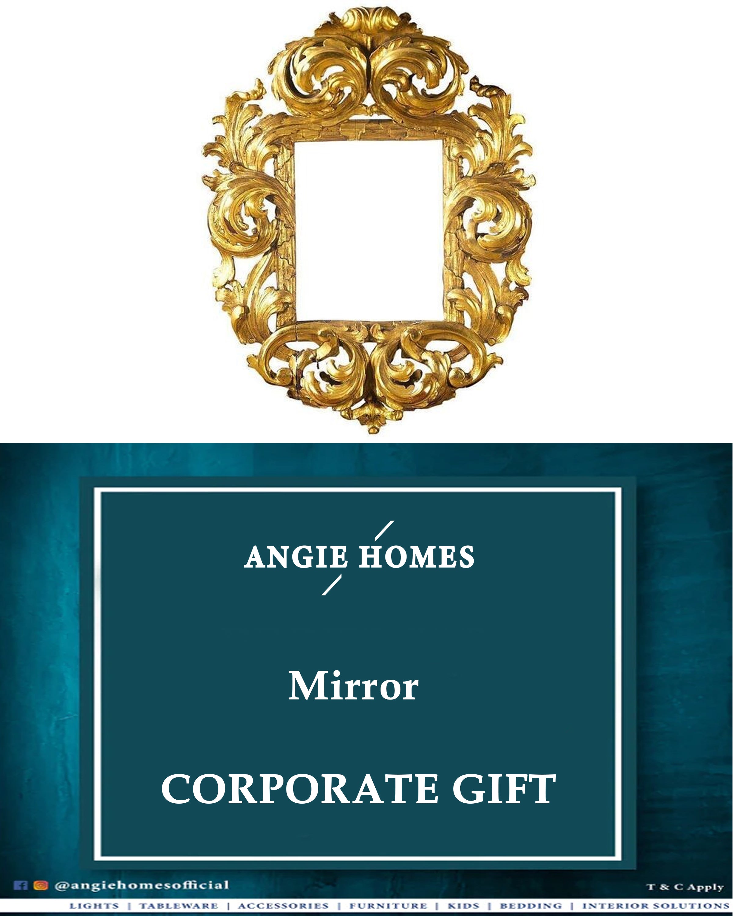 Mirror for Wedding, House Warming & Corporate Gift ANGIE HOMES