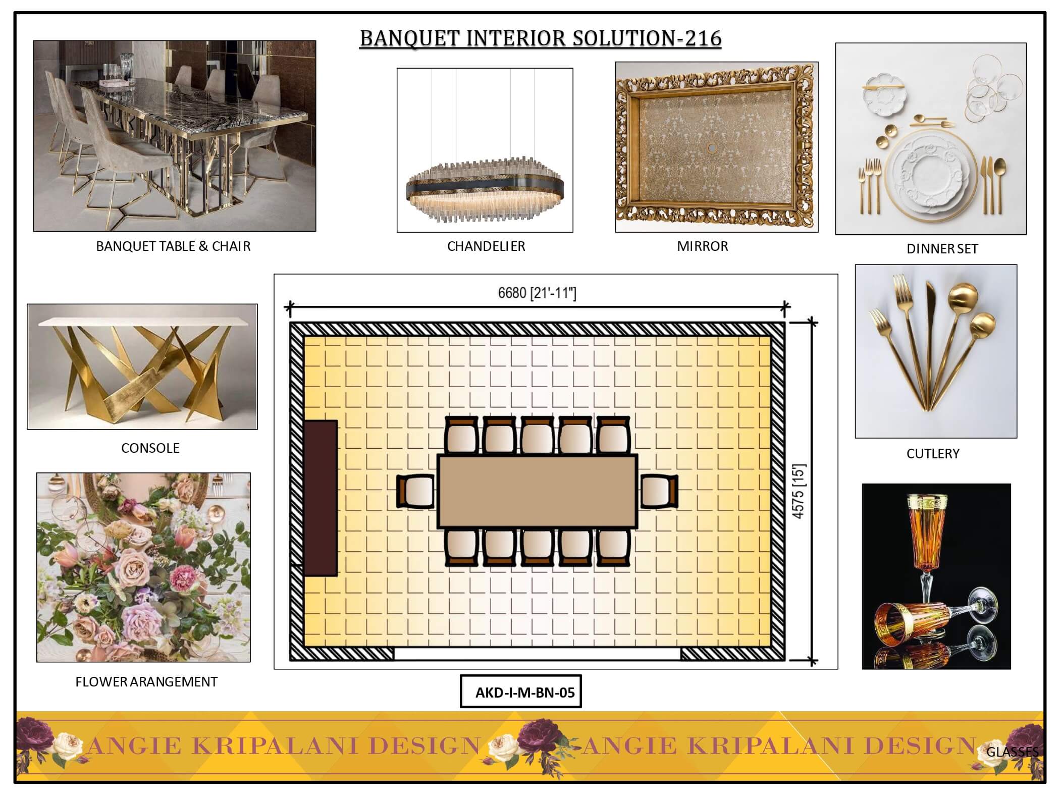 Banwuet Layout Luxury Banquet Room Interior Design & Hall Designing Decoration – ANGIE ...