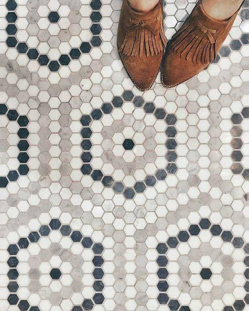 Mosaic flooring ANGIE HOMES
